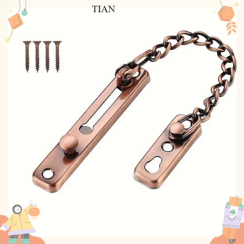 스테인리스 스틸 소재의 열쇠는 고온에 강하고, 문 체인 - Security Chain Door 리뷰 및 가격